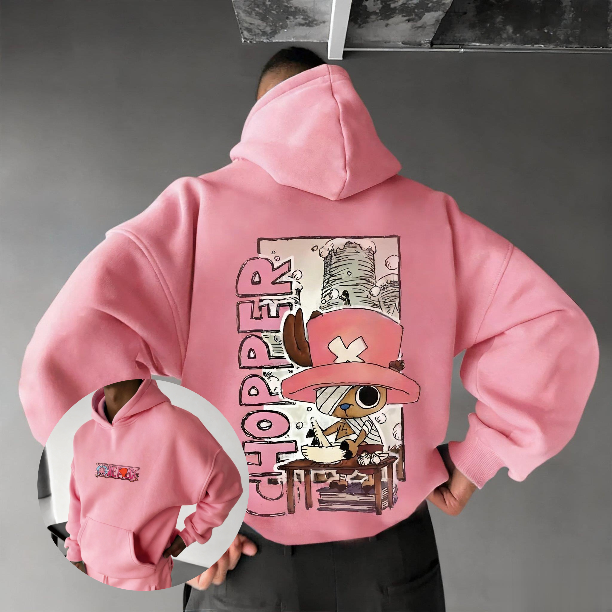 Winter Clothing In Japan - One Piece Chopper Graphic Pullover Hoodie