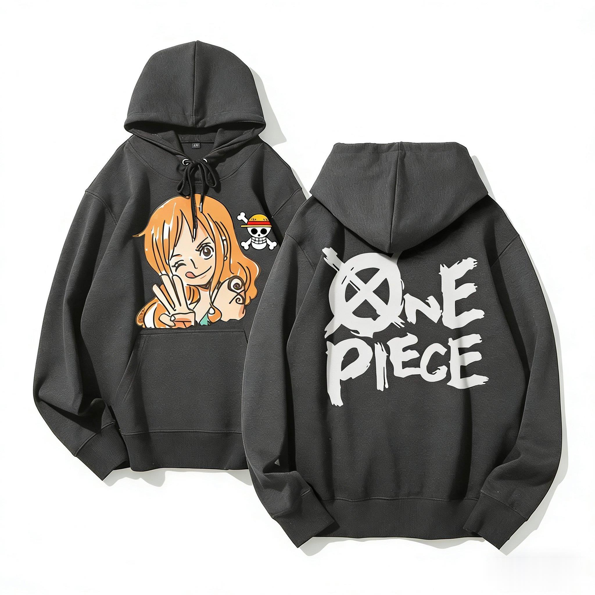 Winter Clothing In Japan - One Piece Nami Anime Hoodie Men