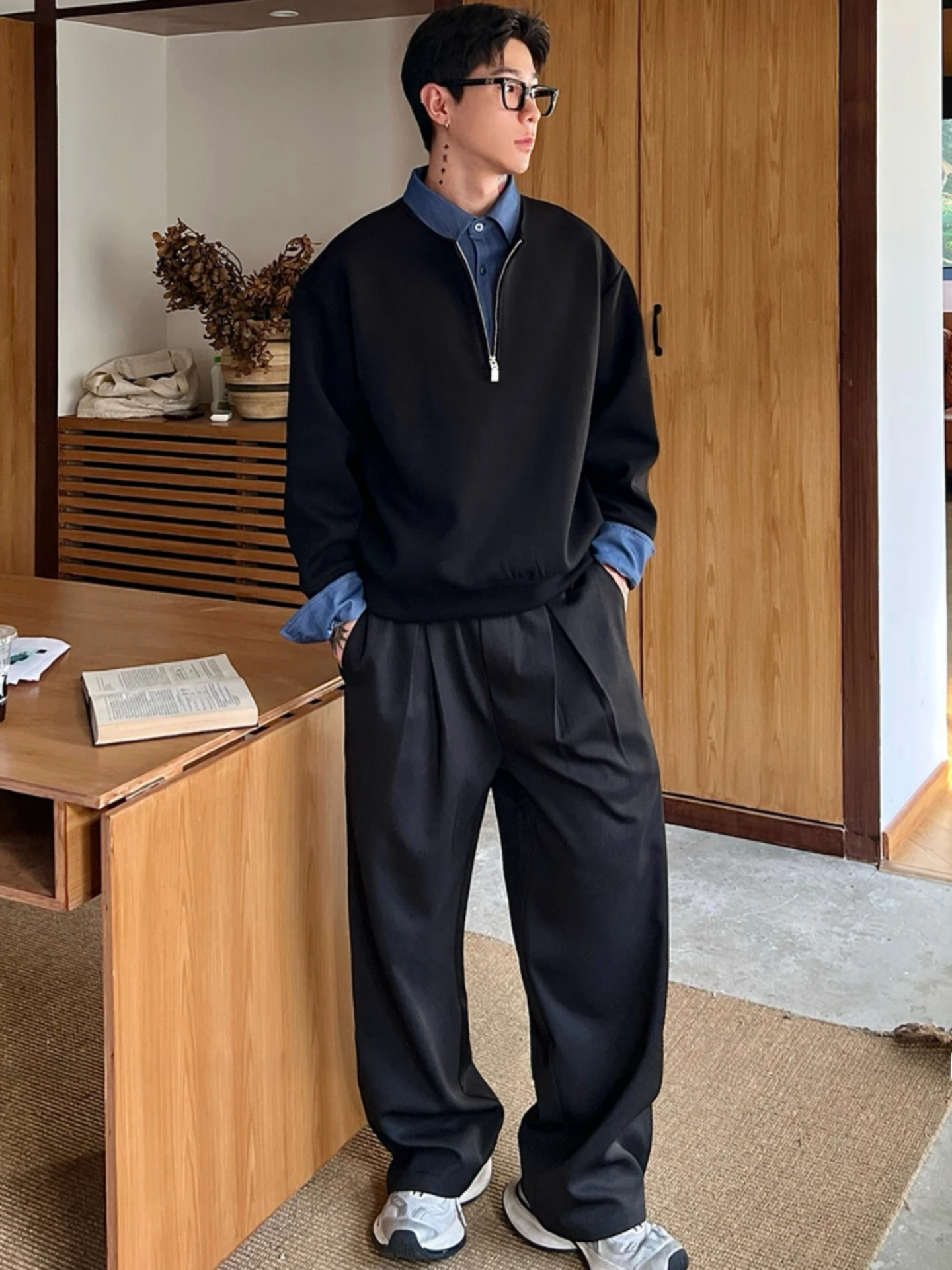 Winter Clothing Looks - Korean Sle Men's Casual irt Hoodie