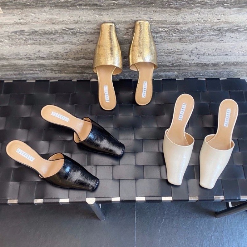 Winter Clothing For Woman - New Style Square Toe Slippers Women