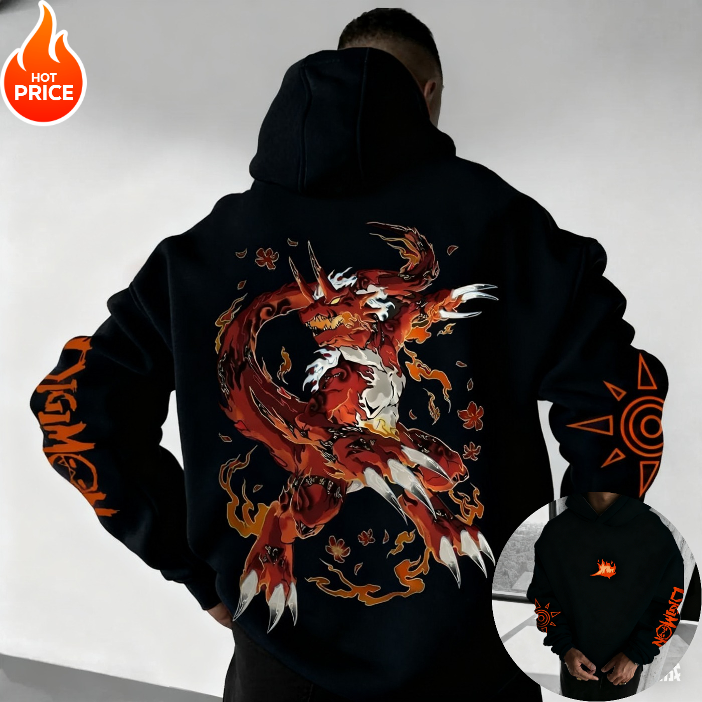 Winter Clothing In Japan - Digimon Guilmon Harajuku Autumn Anime Winter