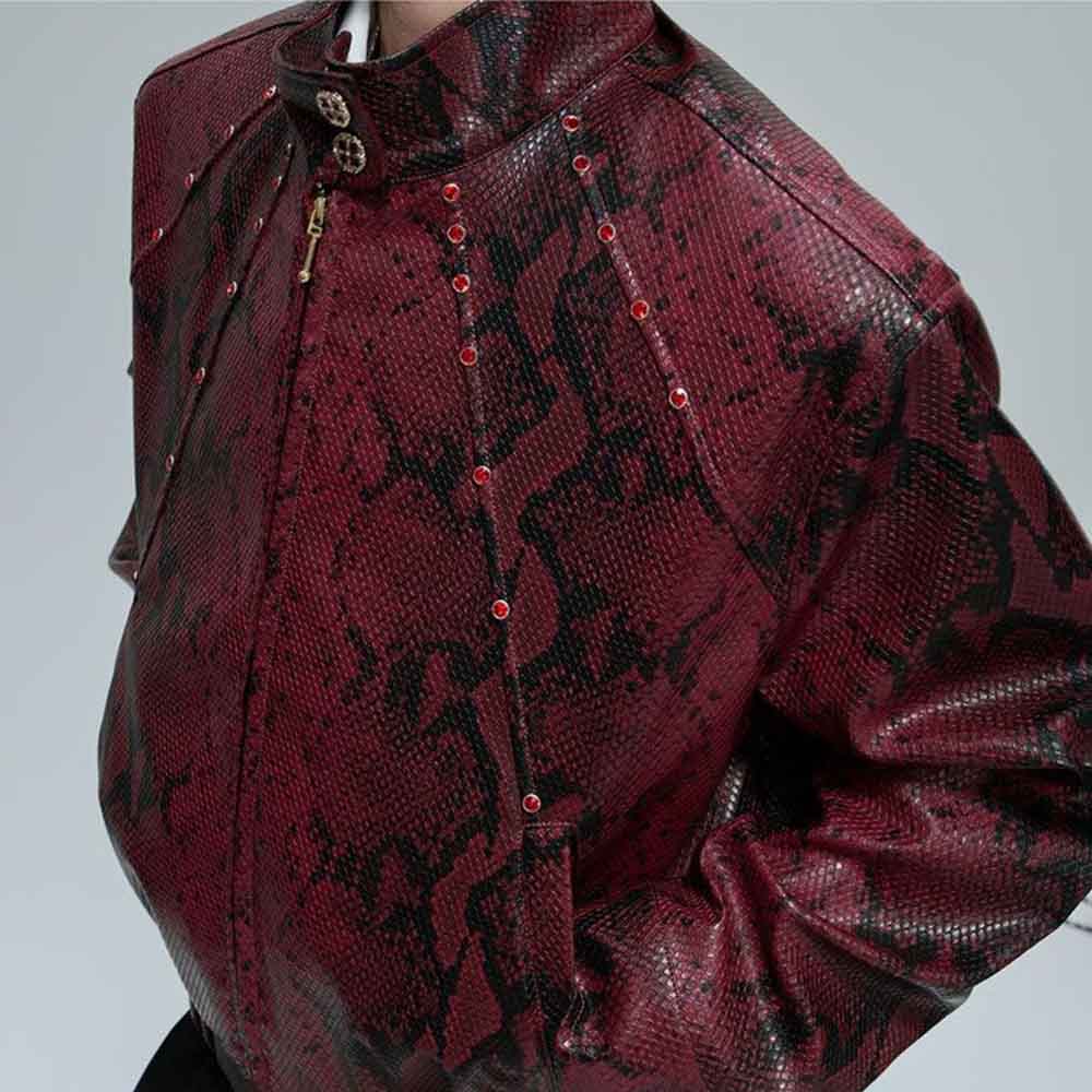 Mens Autumn Jacket Python Text - Winter Clothing Jewel recensie en prijs