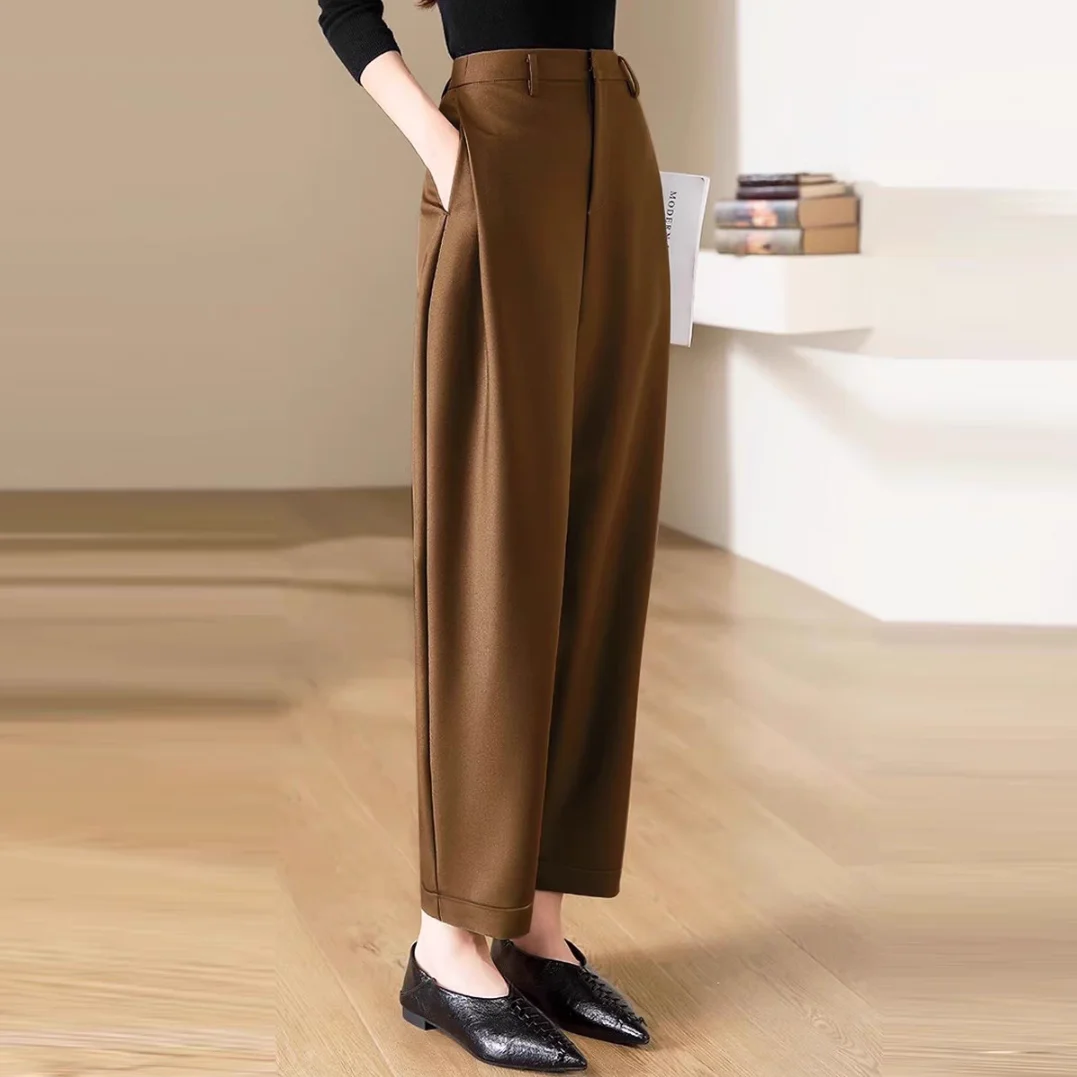 High Waist Slacks Female Trous - Winter Clothing Aesthetic recensie en prijs