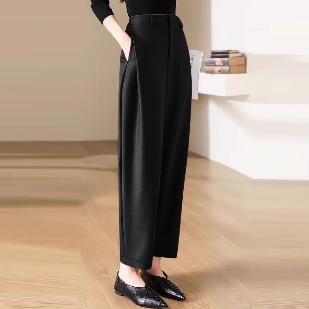 High Waist Slacks Female Trous - Winter Clothing Aesthetic recensie en prijs