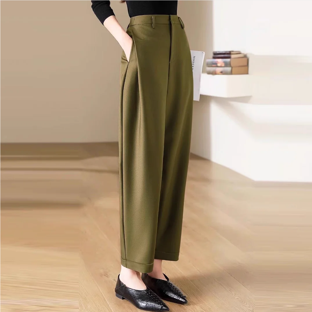 High Waist Slacks Female Trous - Winter Clothing Aesthetic recensie en prijs