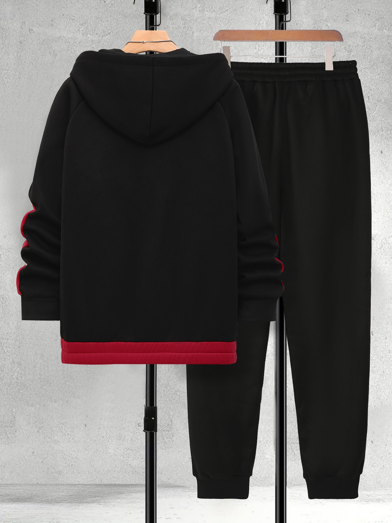 Men's Plus Size Black & Red Co - Winter Clothing For Men recensie en prijs