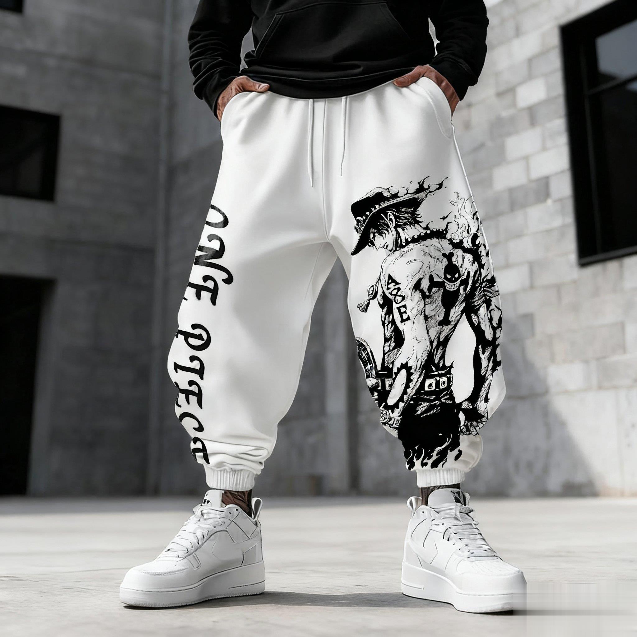One Piece Luffy Mens Sweatpant - Winter Clothing In Japan recensie en prijs