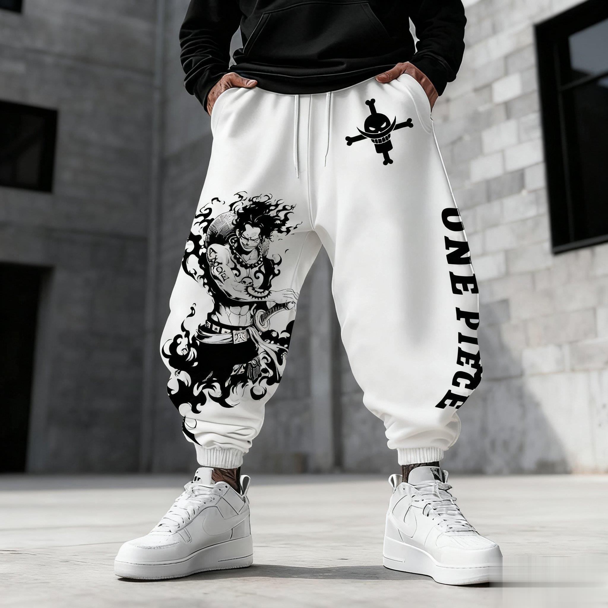 One Piece Luffy Mens Sweatpant - Winter Clothing In Japan recensie en prijs
