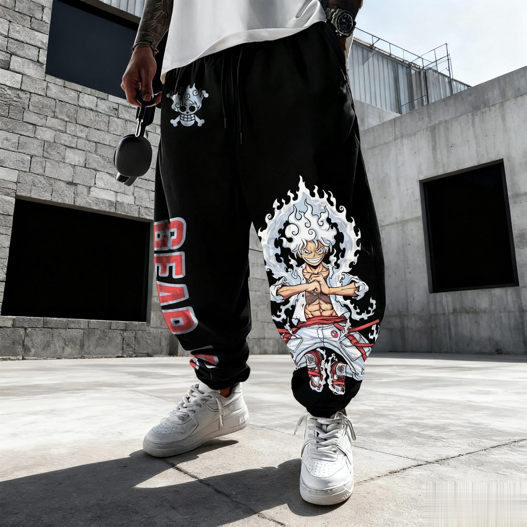 One Piece Luffy Mens Sweatpant - Winter Clothing In Japan recensie en prijs