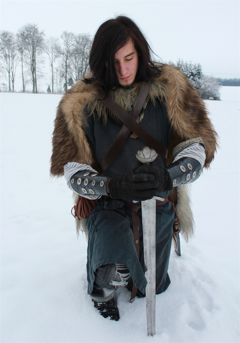 Viking Cloak Faux Fur Collar C - Jacket Winter Clothing recensie en prijs