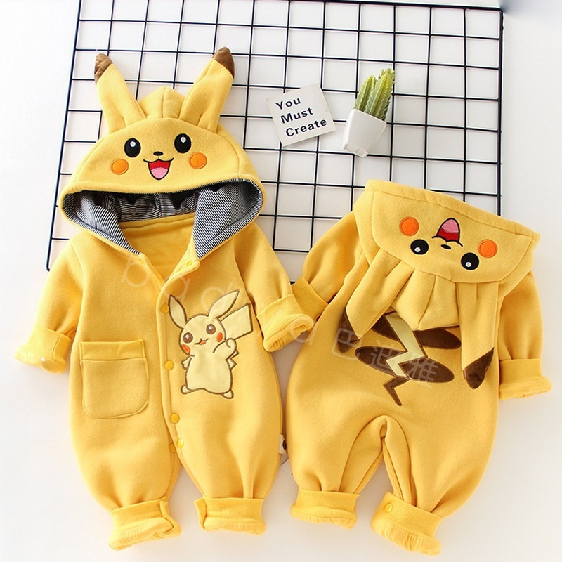 New Cute Cartoon Pokemon Pikac - Winter Clothing For Toddlers recensie en prijs