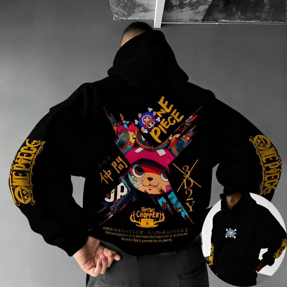 One Piece Men's Hoodie Sweatsh - Winter Clothing In Japan recensie en prijs