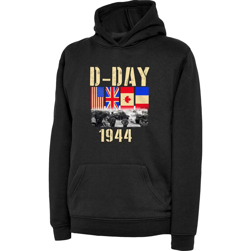 D-Day Hoodie Normandy Landings - Winter Clothing Uk recensie en prijs