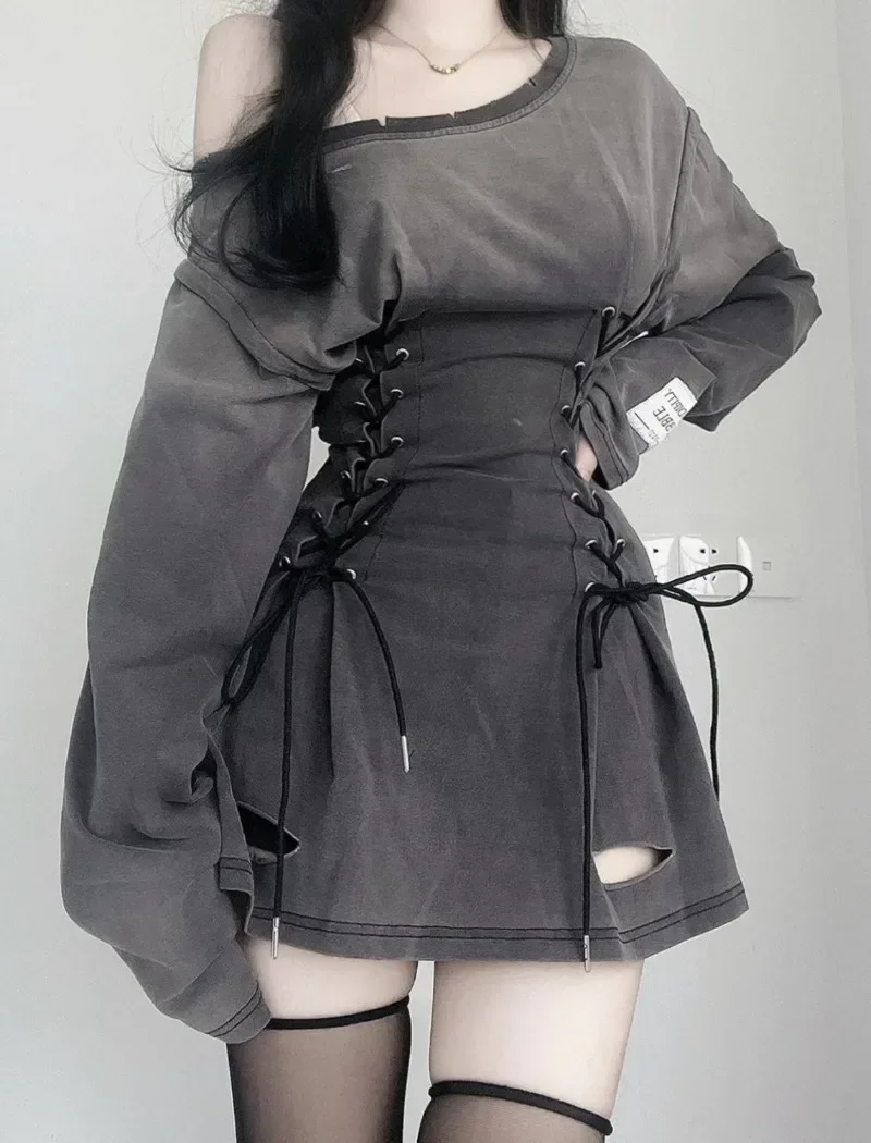 Fairycore Grunge Corset Dress  - Winter Clothing Aesthetic recensie en prijs