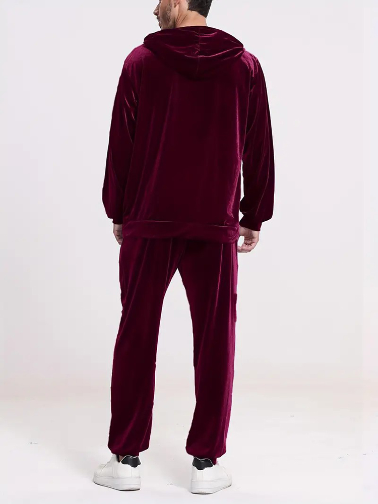 Fashion Solid Color Velvet Two - Winter Clothing For Men recensie en prijs