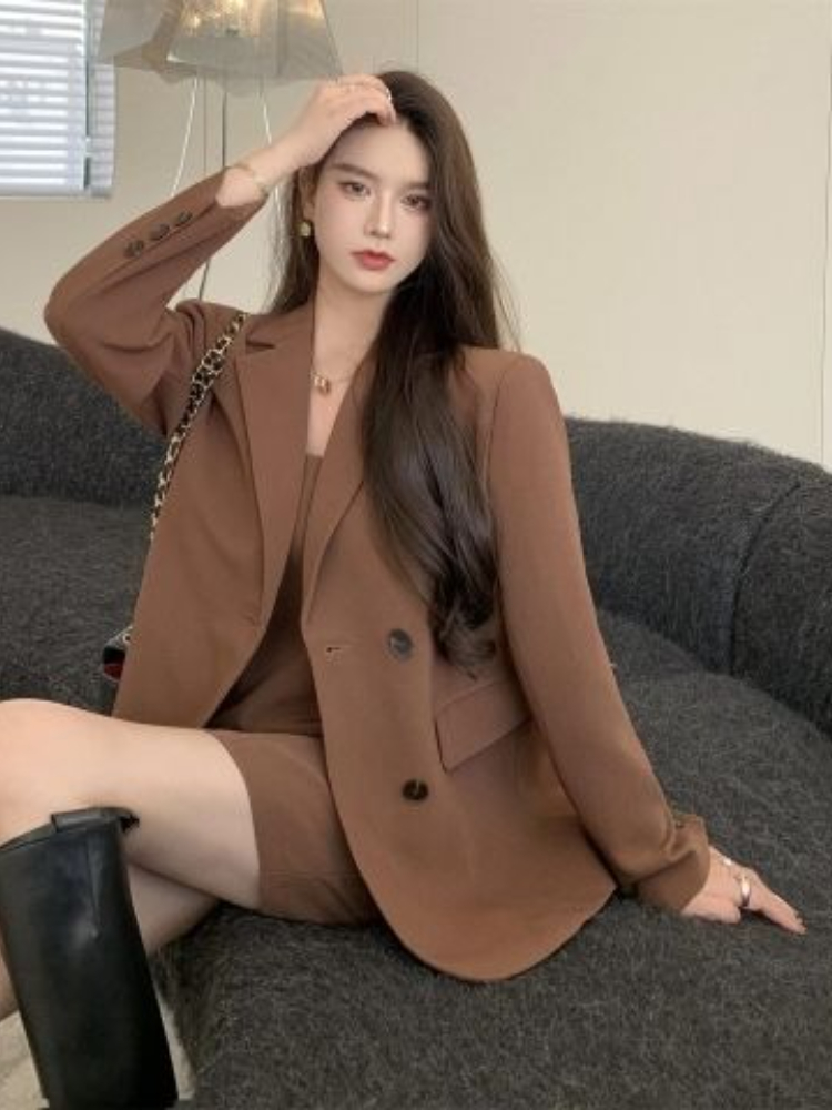 Autumn Winter Brown Elegant 2  - Jacket Winter Clothing recensie en prijs