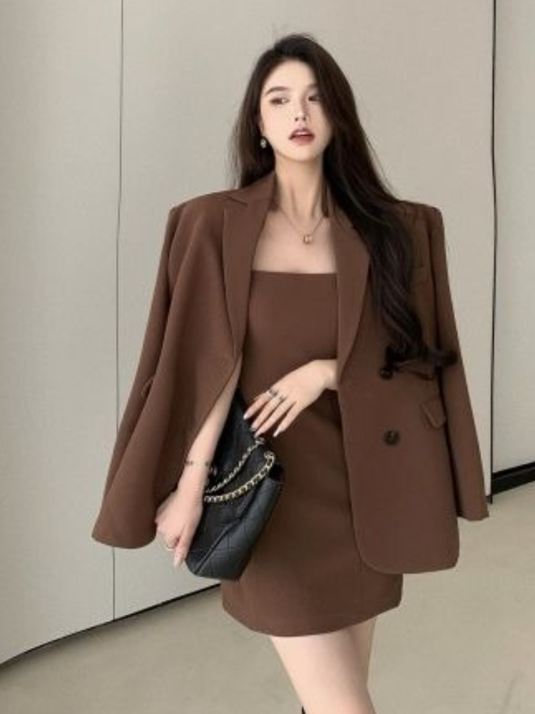 Autumn Winter Brown Elegant 2  - Jacket Winter Clothing recensie en prijs
