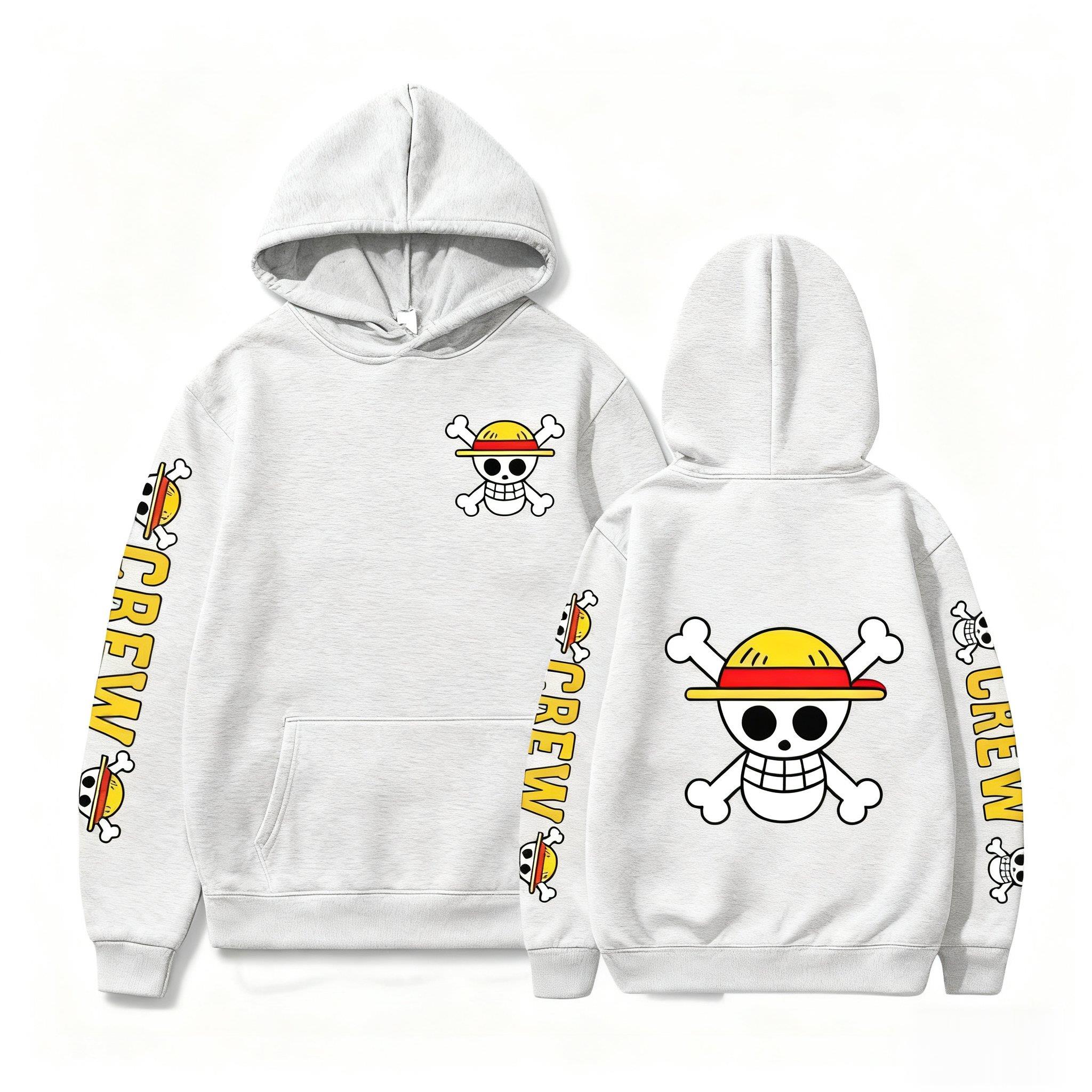 One Piece Skull Print Hoodie M - Winter Clothing In Japan recensie en prijs