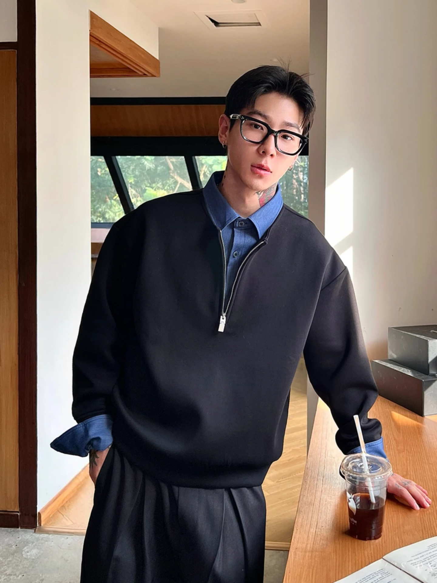 Korean Sle Men's Casual irt Ho - Winter Clothing Looks recensie en prijs