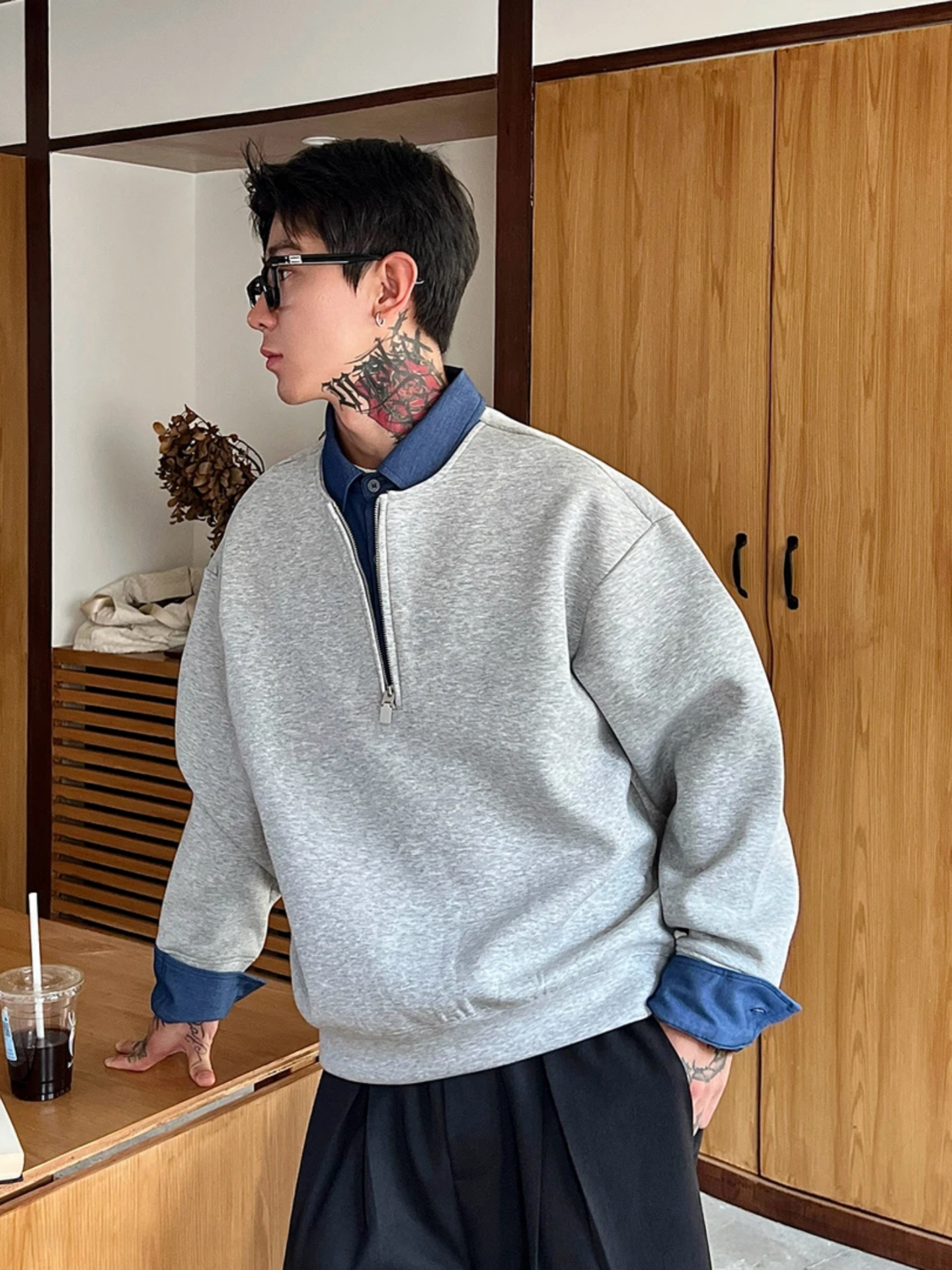 Korean Sle Men's Casual irt Ho - Winter Clothing Looks recensie en prijs
