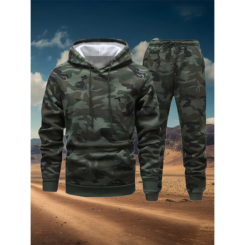 Autumn Camouflage 3D Print Hoo - Winter Clothing For Woman recensie en prijs