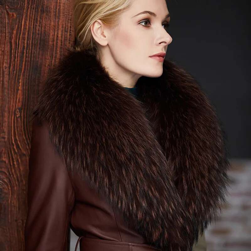 Raccoon Fur Collar Female Wint - Winter Clothing Design recensie en prijs