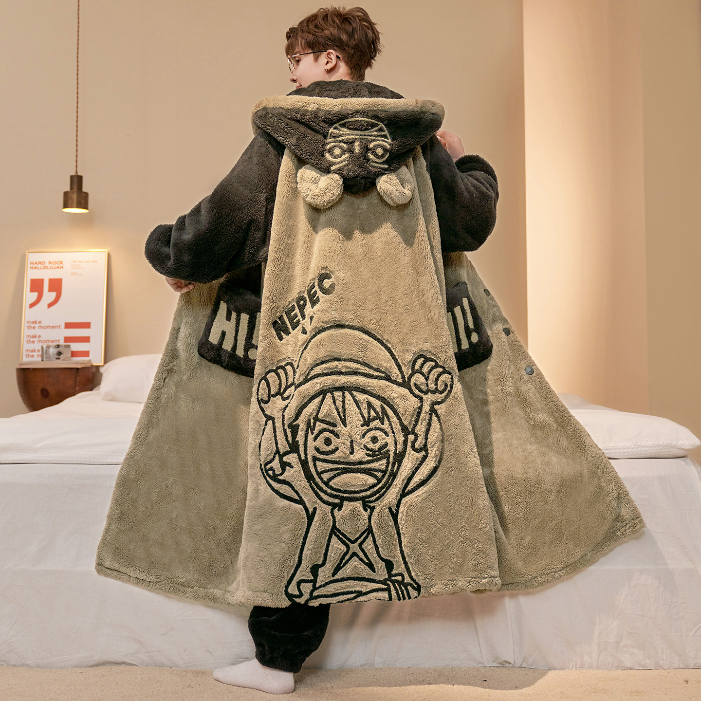 One Piece Luffy Bathrobe Anime - Winter Clothing In Japan recensie en prijs