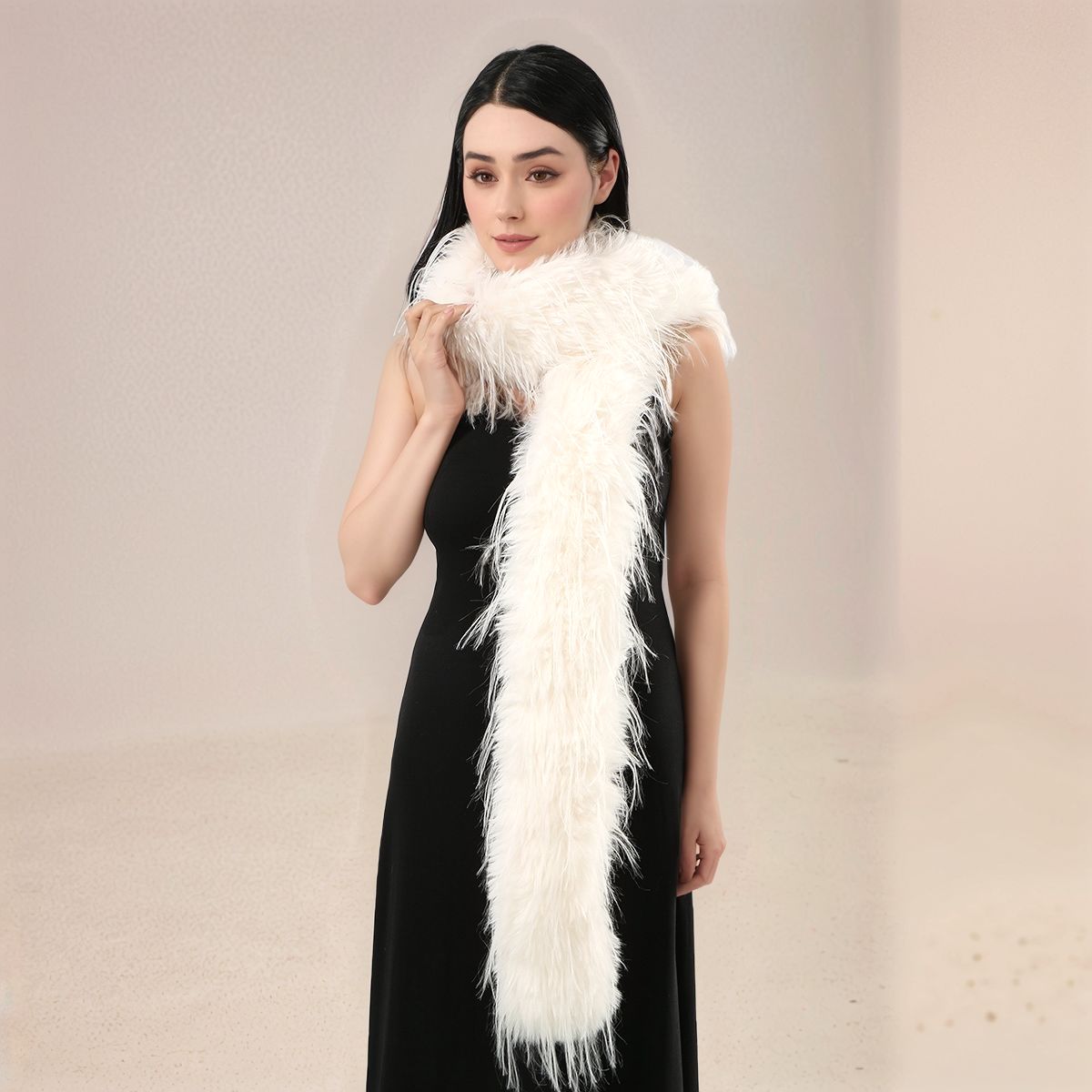 Women Faux Rabbit Fur Long Sca - Winter Clothing Design recensie en prijs
