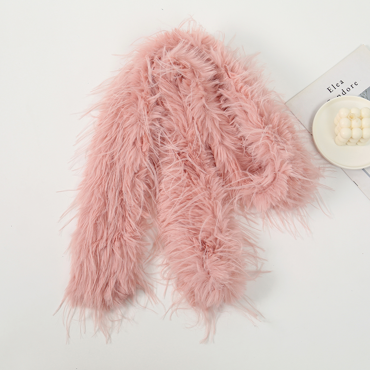 Women Faux Rabbit Fur Long Sca - Winter Clothing Design recensie en prijs